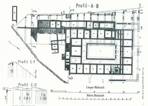 Plano de la villa romana Am Steinbühel en Bregenz Brigantium